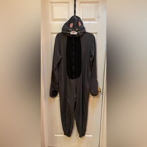 Xhilaration Charcoal Hooded Cat Sleepwear/Costume